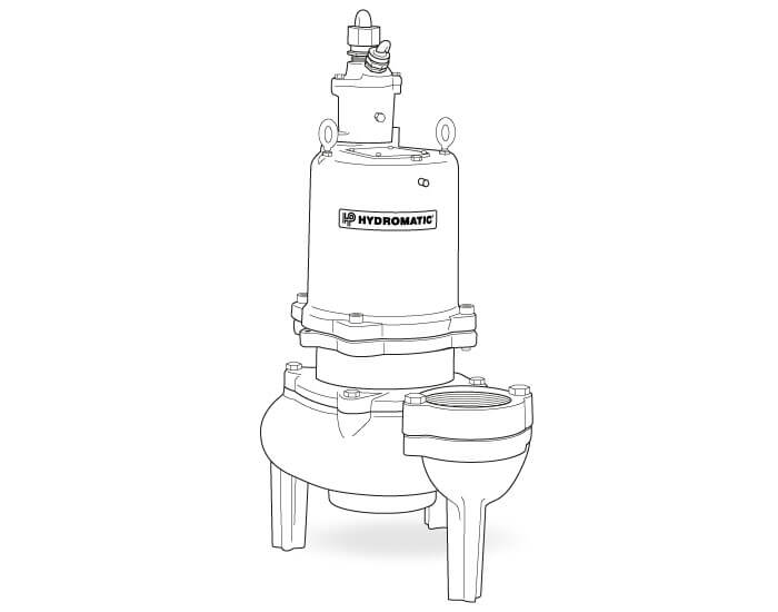 Hydromatic submersible pumps