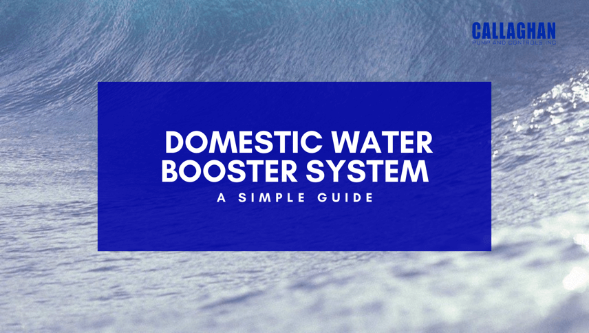 Domestic water booster pump systems