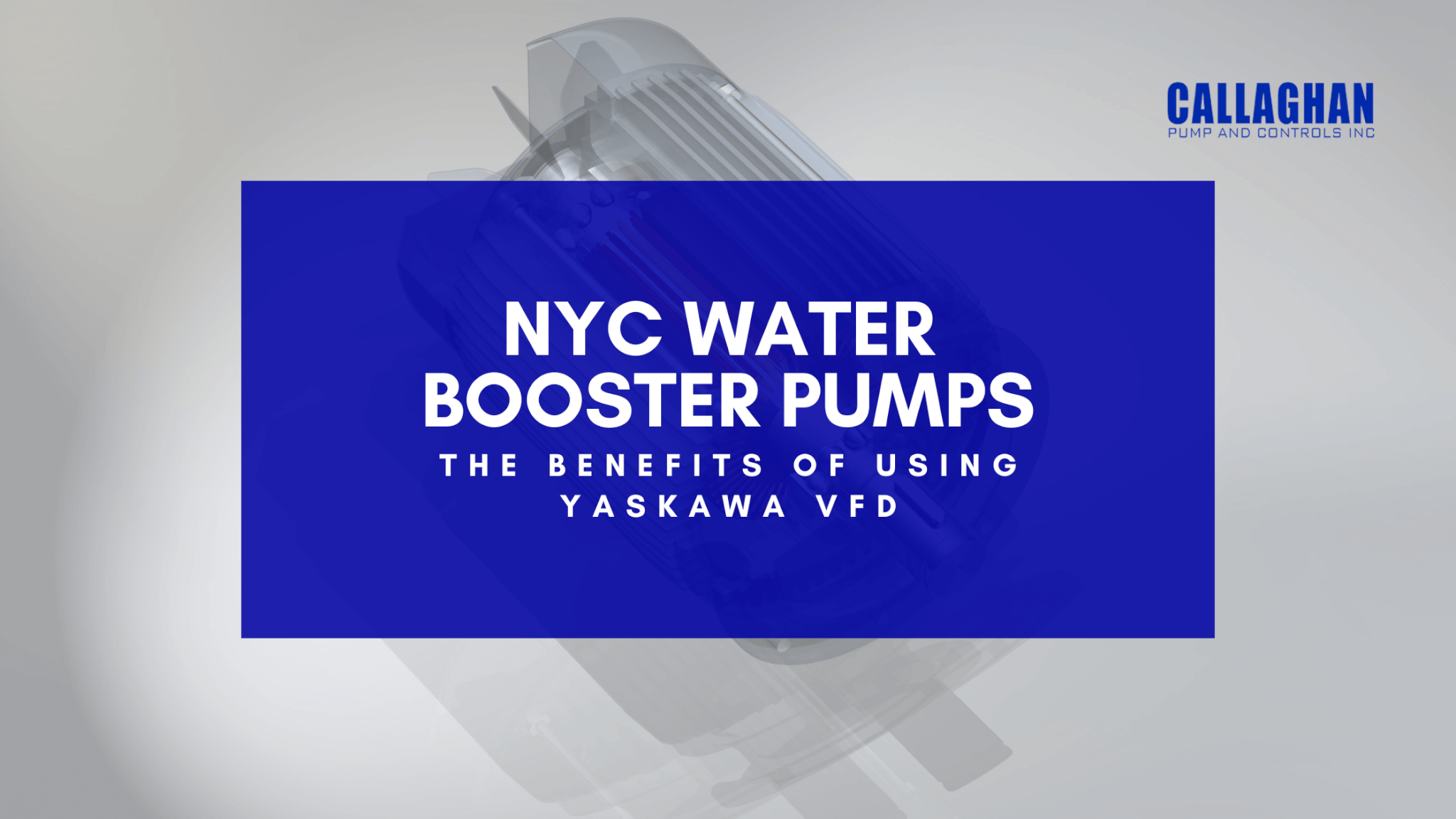 New York City Variable Booster Pumps