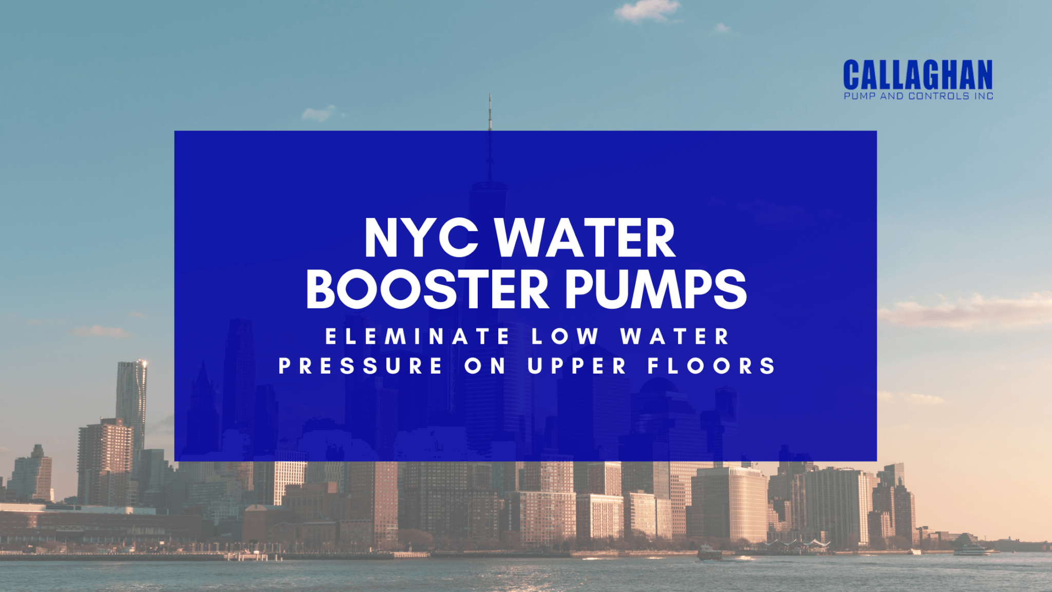 NYC Water Booster Pumps