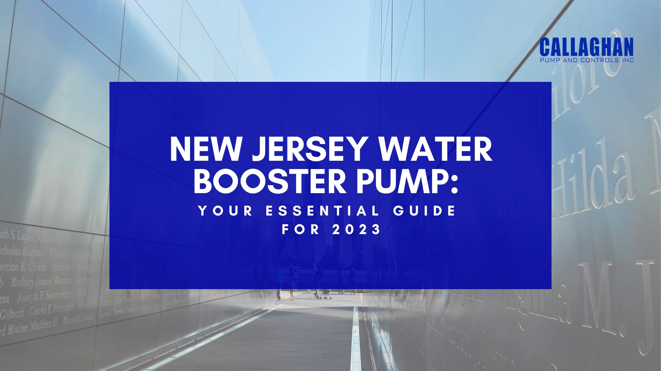 New Jersey Water Booster Pumps