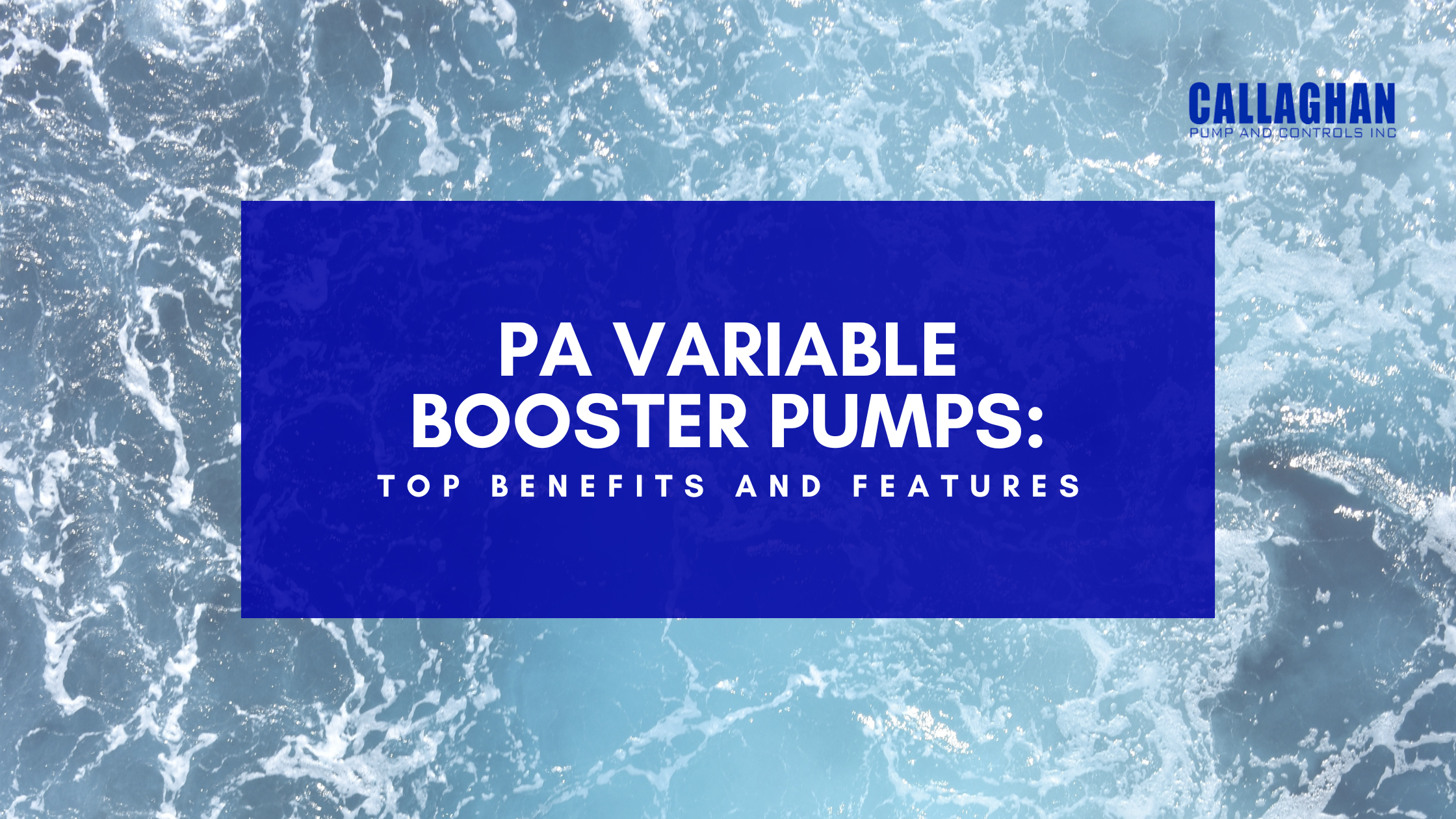 PA variable boosterpumps