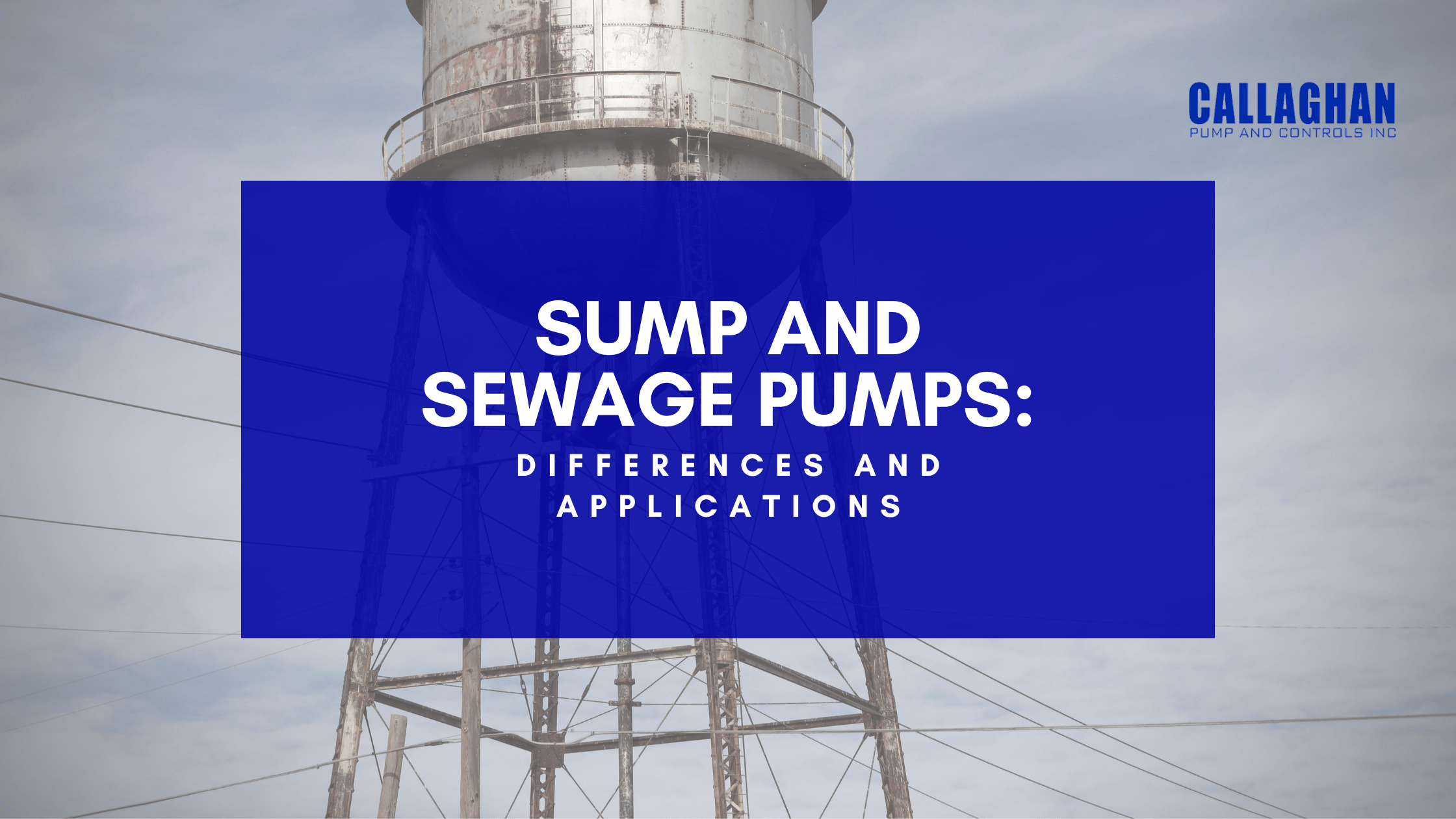 sump and sewage pumps