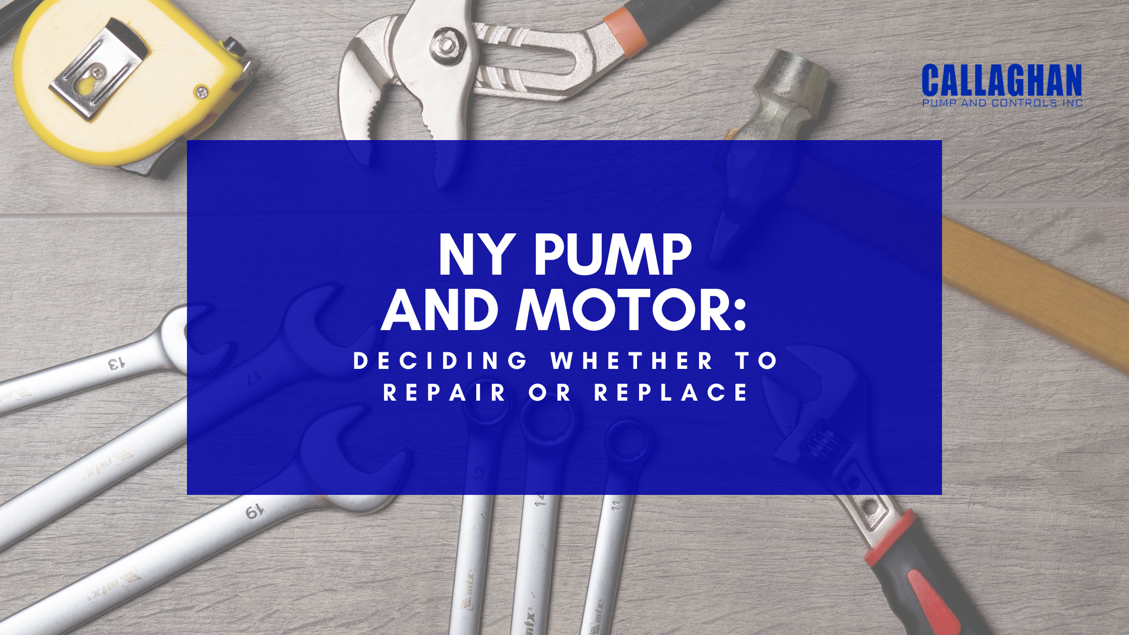 NY Pump and Motor: Deciding Whether to Repair or Replace