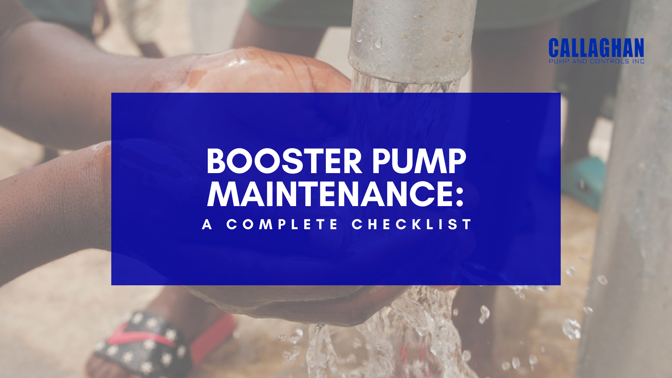 Booster Pump Maintenance